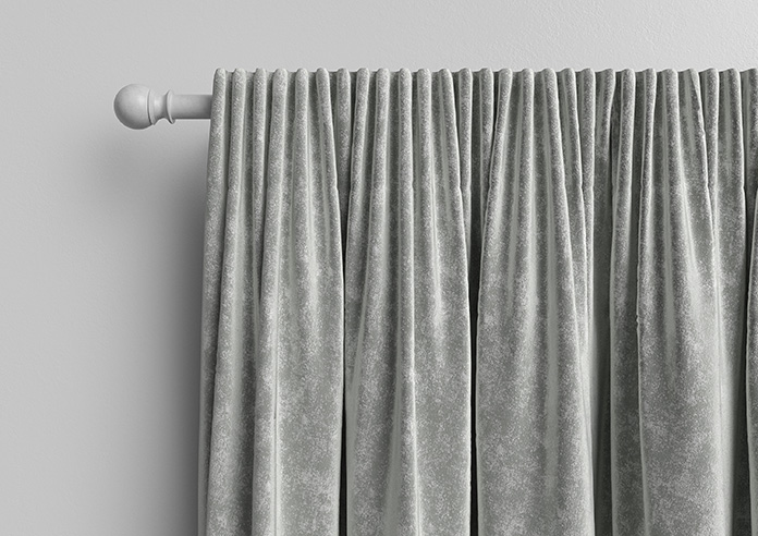 Caen Chenille, Old Silver - Made to Measure Curtains - Image 10